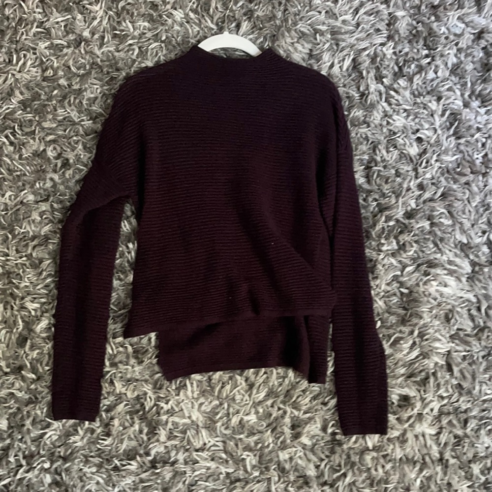 Maroon colored sweater from dynamite